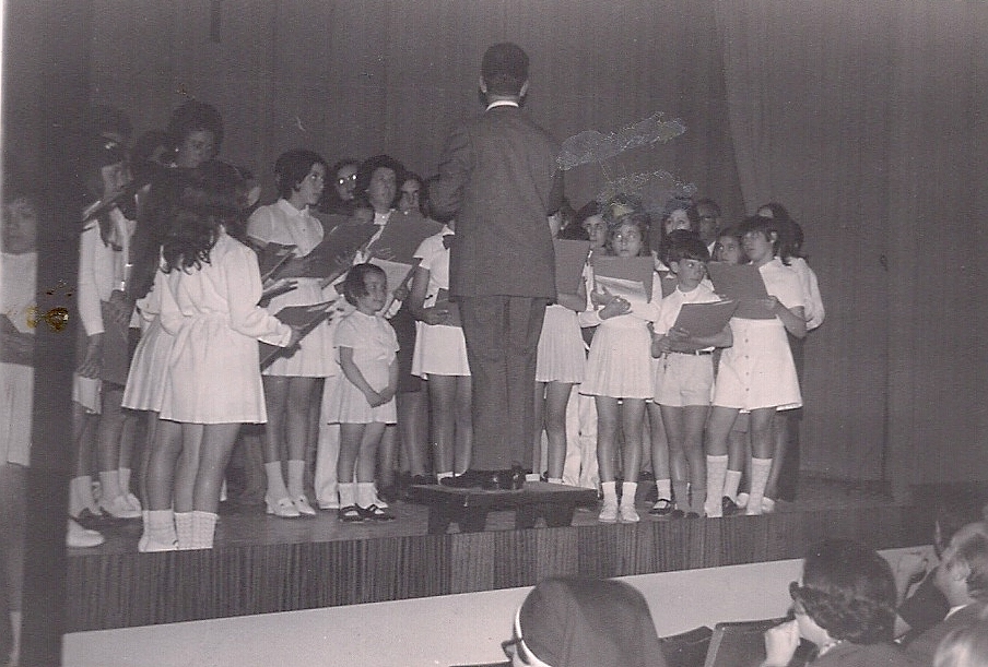 Año 1971. Primer concierto. Colegio Mayor Roncesvalles