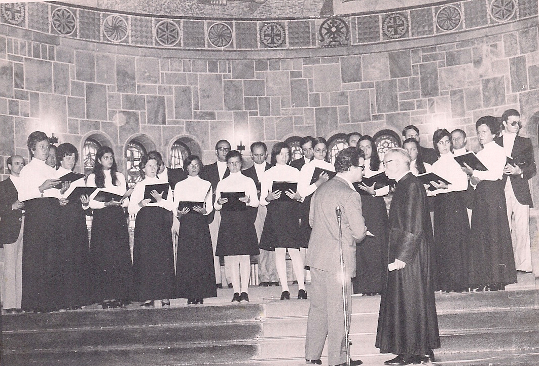 Año 1971. Monasterio de Irache